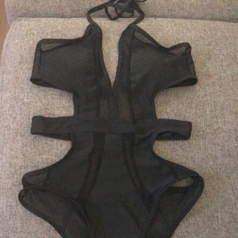 Black bathing suit
